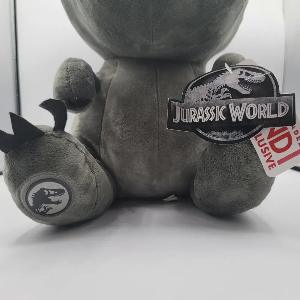 Jurassic World Blue Velociraptor Plush Stuffed Dinosaur Toy NWT Round 1 Exclusiv